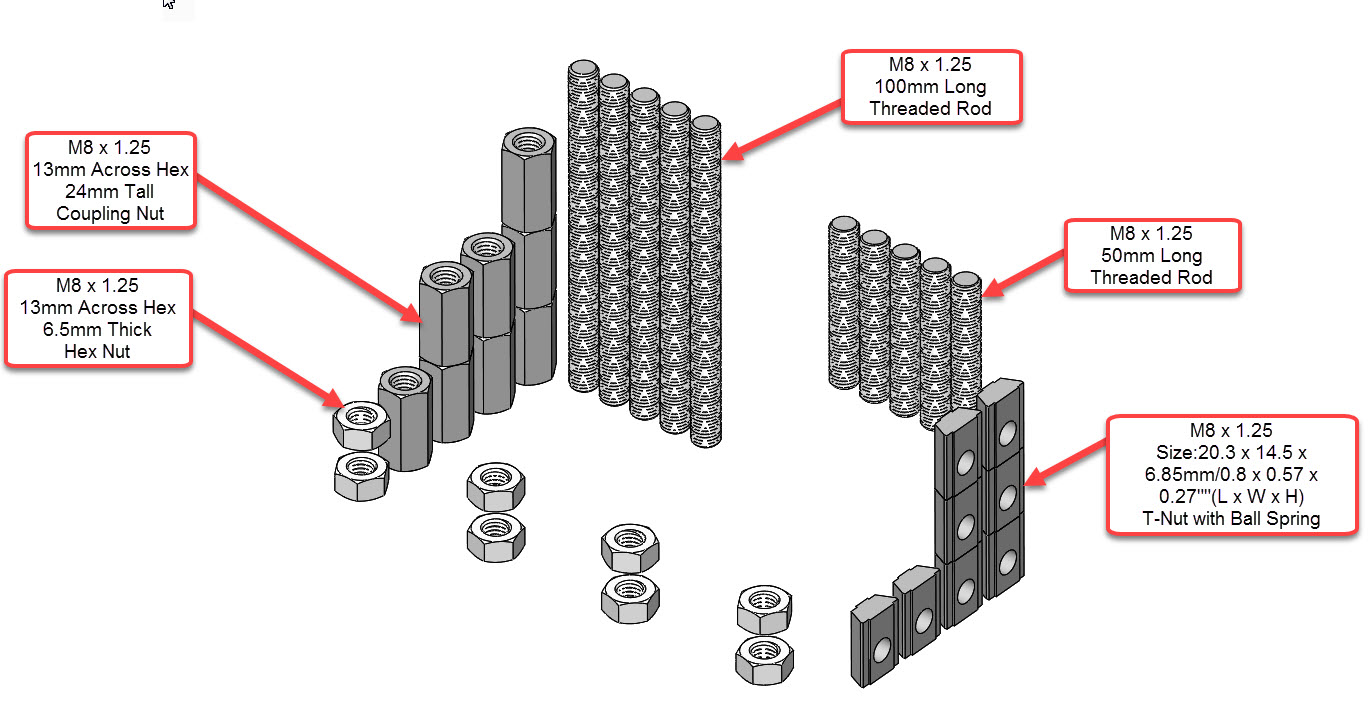 T-Nut Clamp Set and Case - photo 4