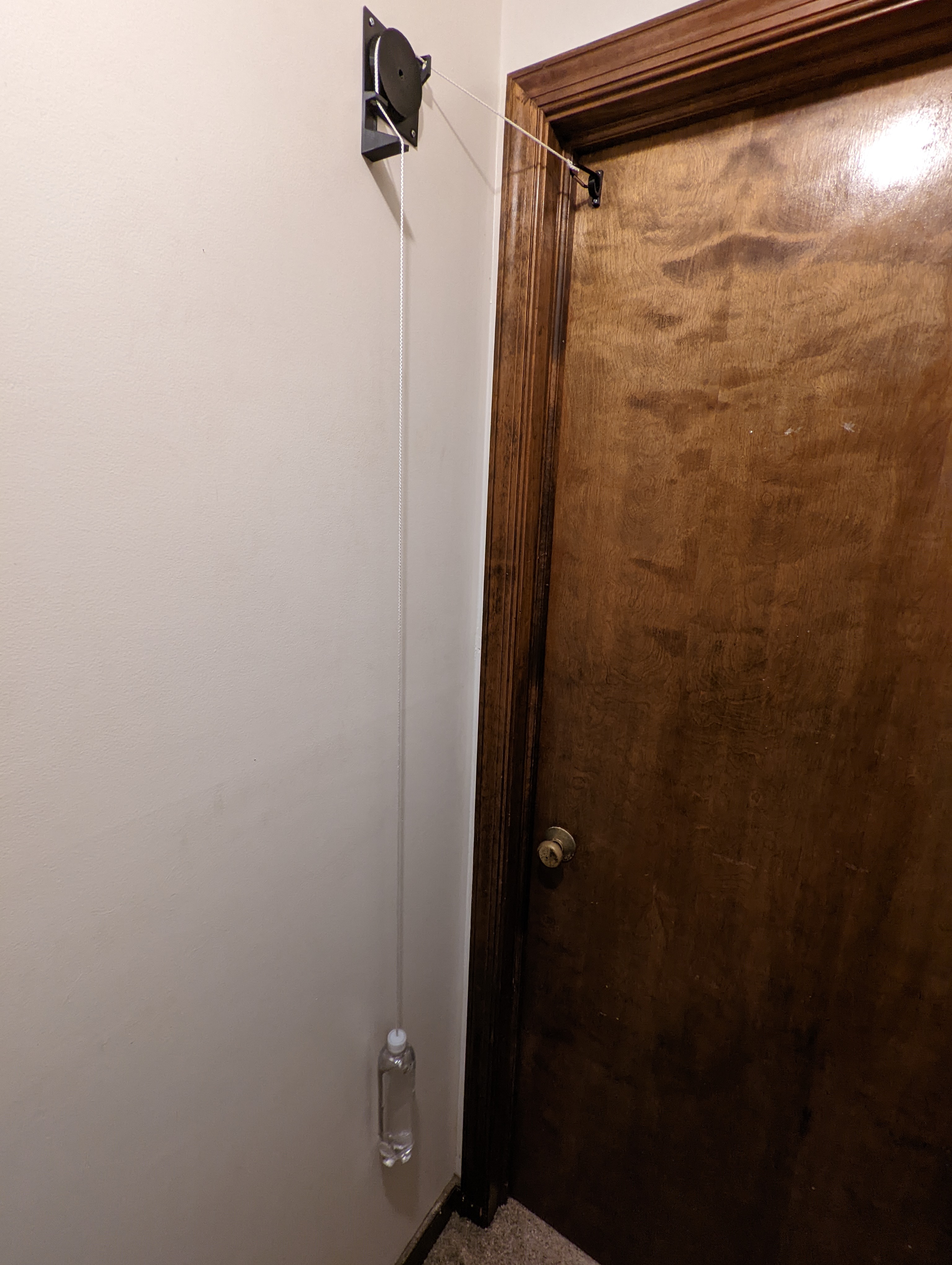 Automatic Door Closing Pully System - photo 4