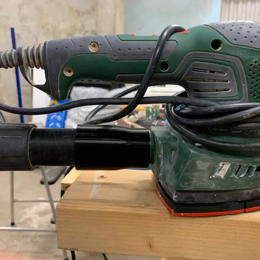 Sander to Vacuum adapter