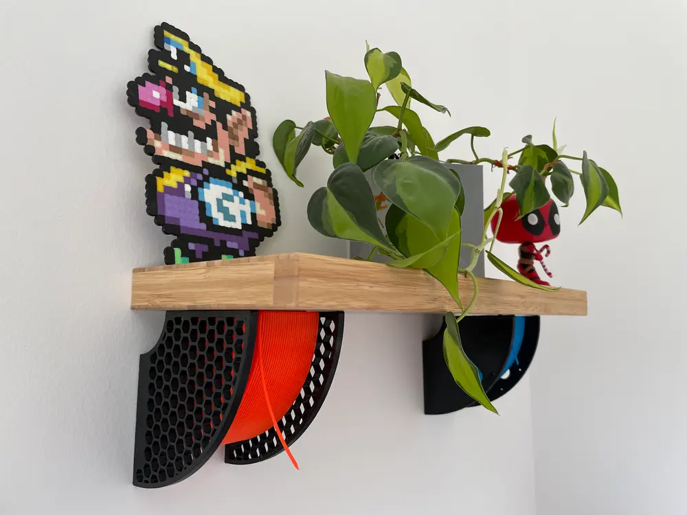 Customizable Spool Bracket Shelf