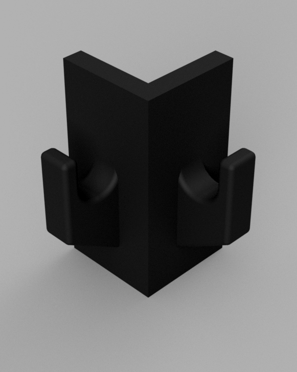 Corner Hook for steel storage shelf (stålreol fra Harald Nyborg (varenr. 1004))