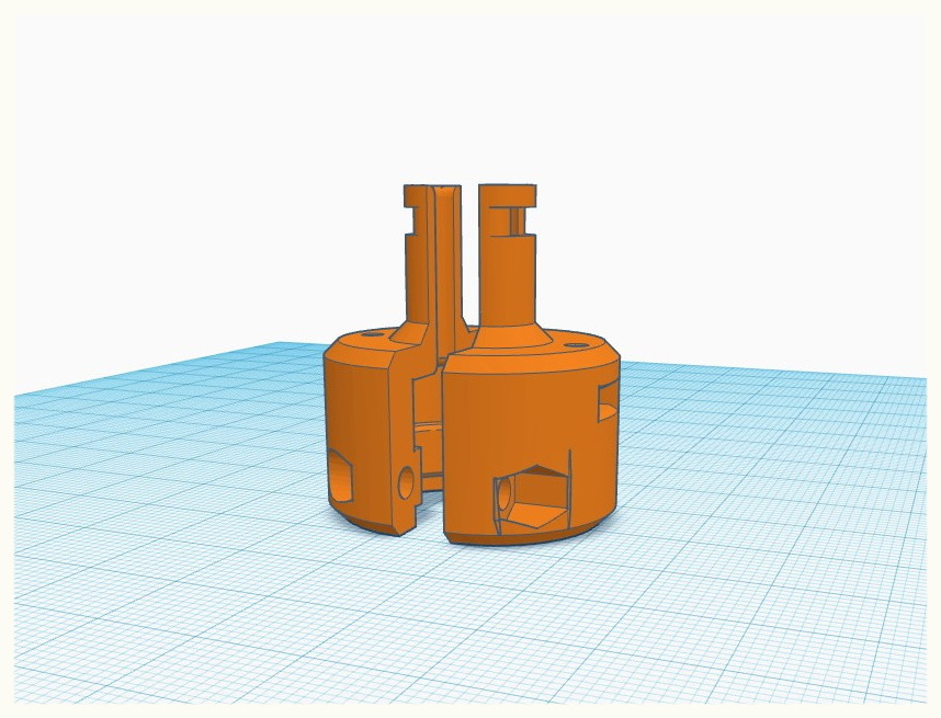 REMIX - Anycubic Vyper - Adapter for V6 E3D v.1.0 upgrade - photo 3