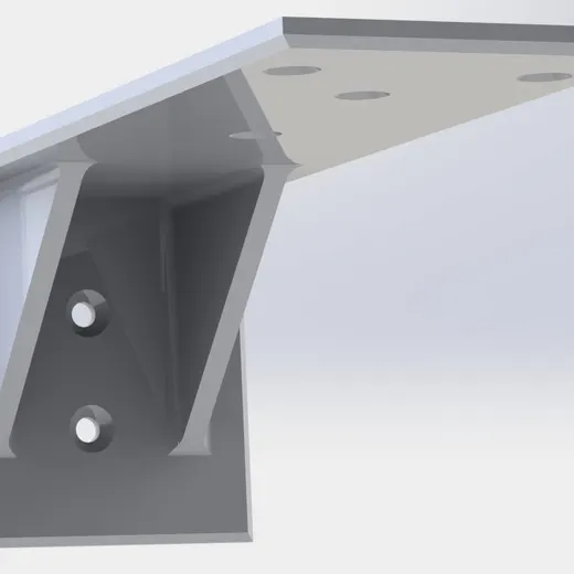 Support Wall Bracket For IKEA Lack Enclosure - photo 3