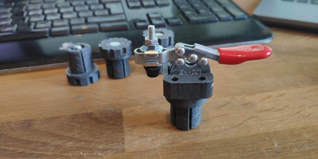Toggle clamp support for MFT expandable bench dog - photo 3