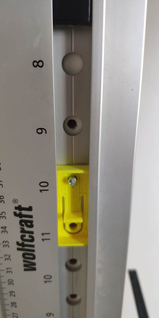 Centering tool for Wolfcraft 4650 doweling jig ruler - photo 2