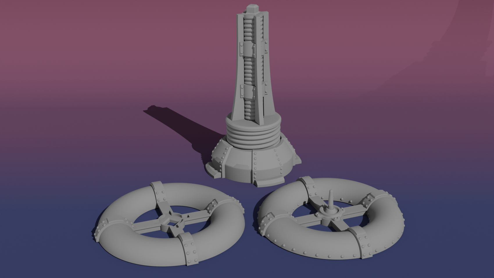 Steampunk Tesla Coil Tower Miniature - photo 2