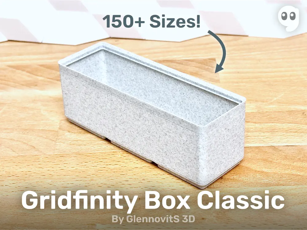 Gridfinity Box Classic - Organizer boxes for desktop or drawer