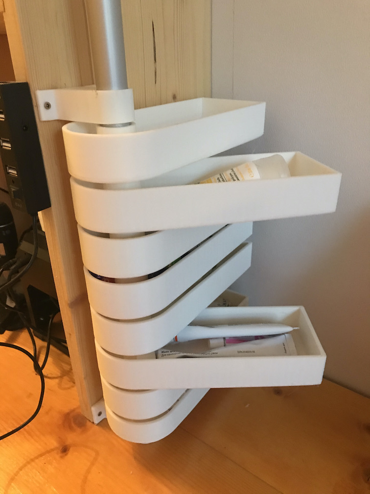 Pivot Shelf for 20 mm Aluminium Pin
