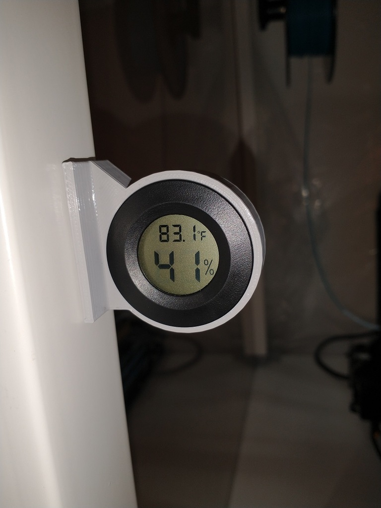 Thermometer Hygrometer Magnetic Mount Holder