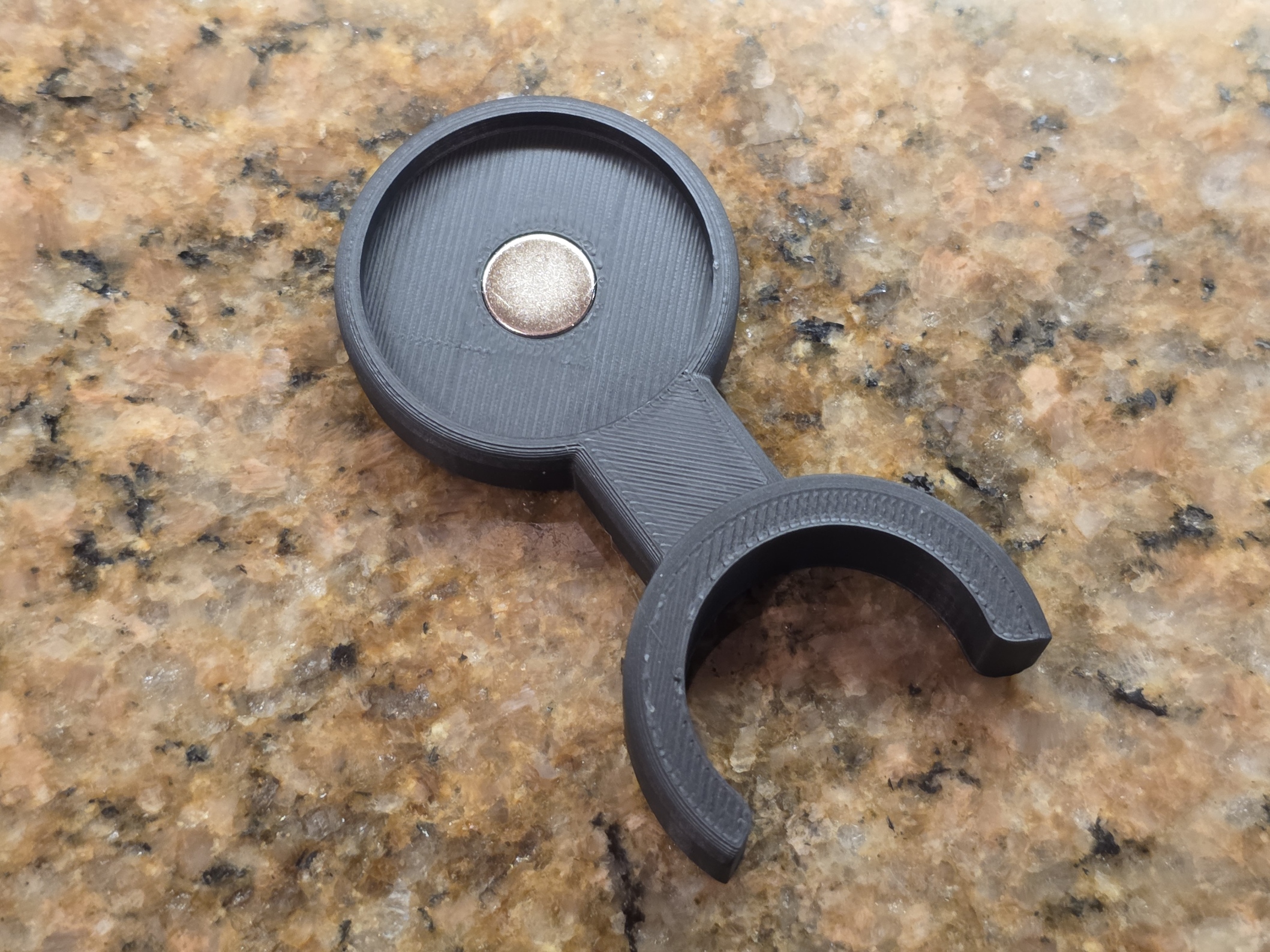 SDR Antenna Bracket Clip for 25mm Wire Rack (30mm Base + Magnet Slot) - photo 4