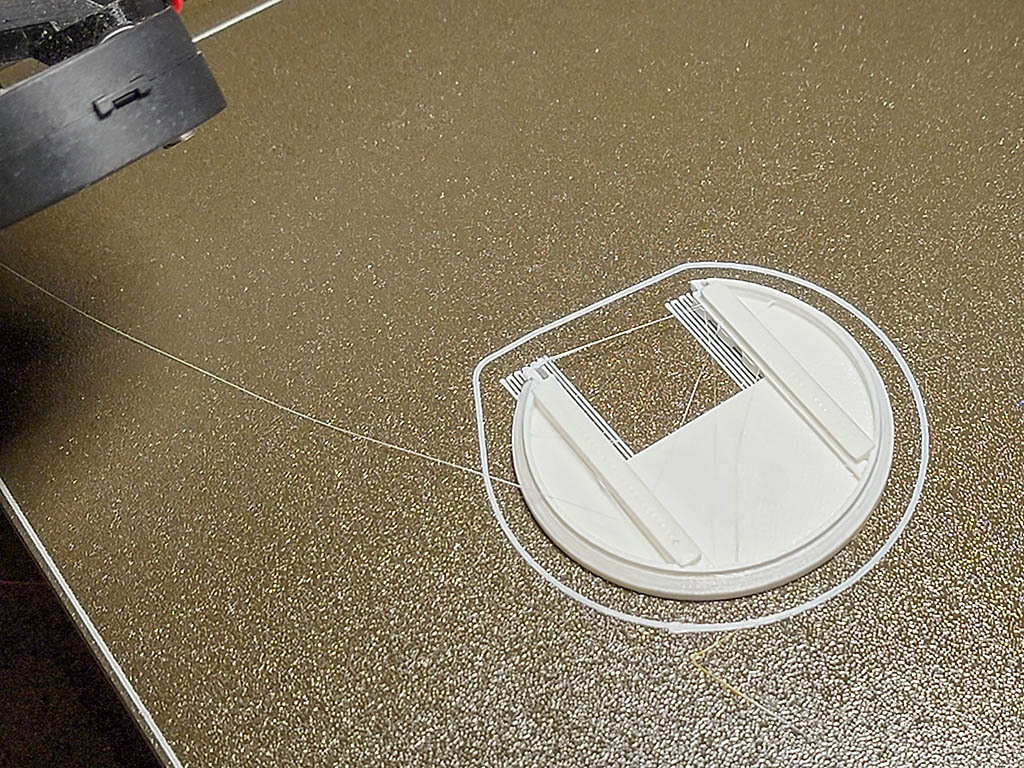 Desk Cable Port with Sliding Door - photo 3