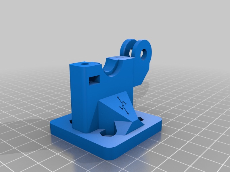 E3D V6 Hinged Extruder Bracket & Clamp - photo 2