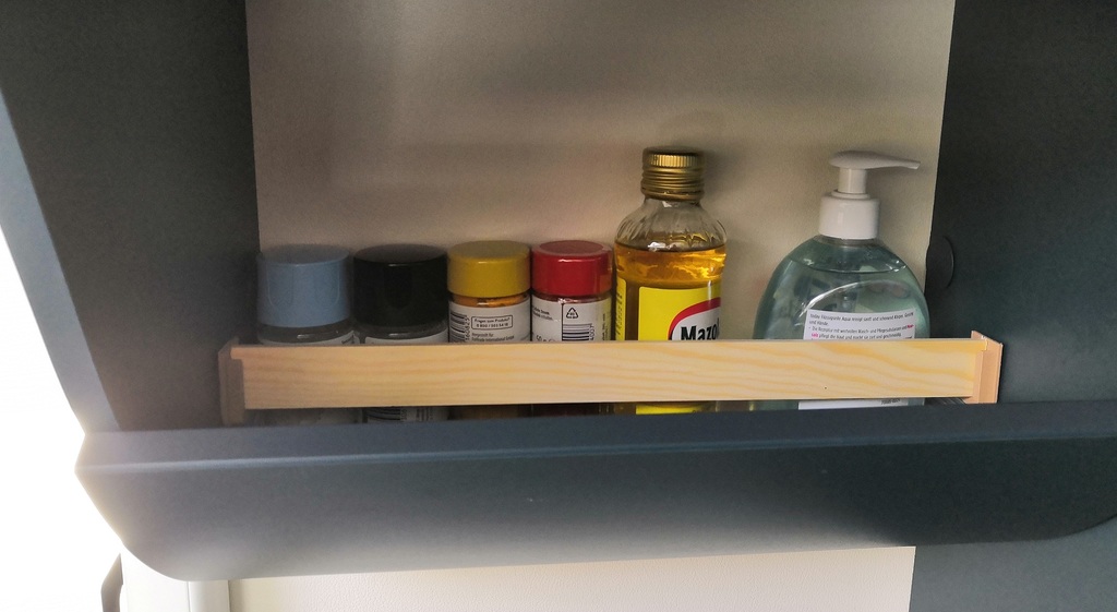 Shelf separator mount