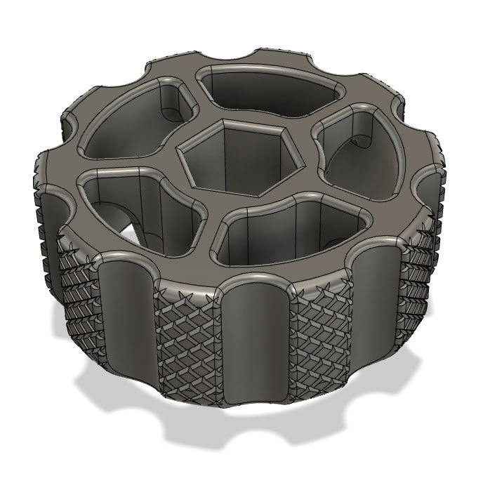 M4 Knurled Bed Leveling Knob for Ender 3 (Parametric Fusion 360) - photo 2