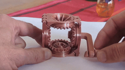 Foldable Gear Fidget Toy / Print-in-Place - photo 3