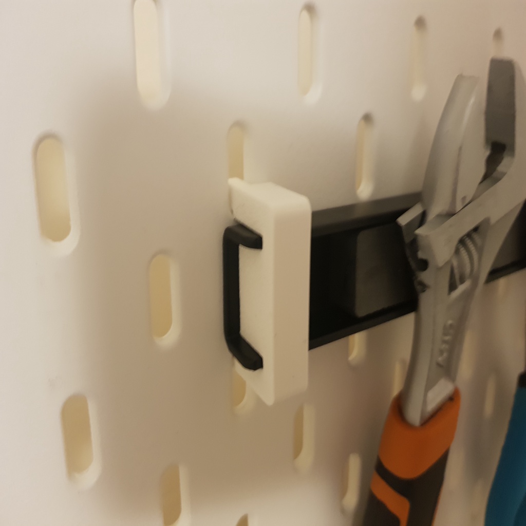 IKEA Skadis - Clip for (Lidl) Powerfix Magnetic Tool Holder Strip - photo 2