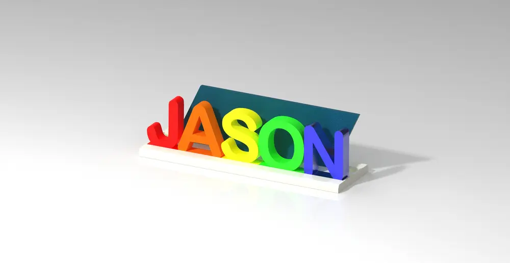 3D Name Plate / Name Tag for Desk Modular - photo 3