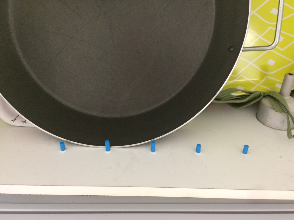 Kitchen cabinet shelf suspender replacements