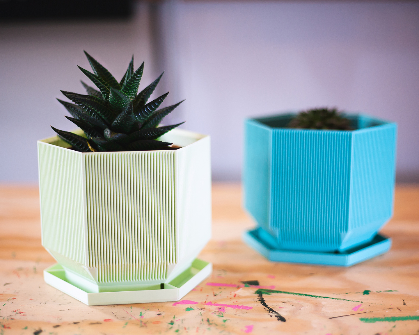 hexagonal planter v2 (vase mode) - photo 3