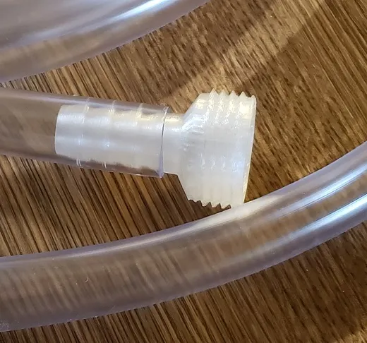 1/2 0.5 inch hose barb to male garden hose adapter - photo 2