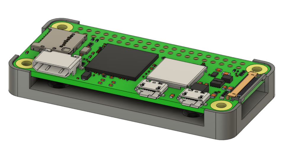 Pi Zero/Zero 2 W 2040 Extrusion Mount