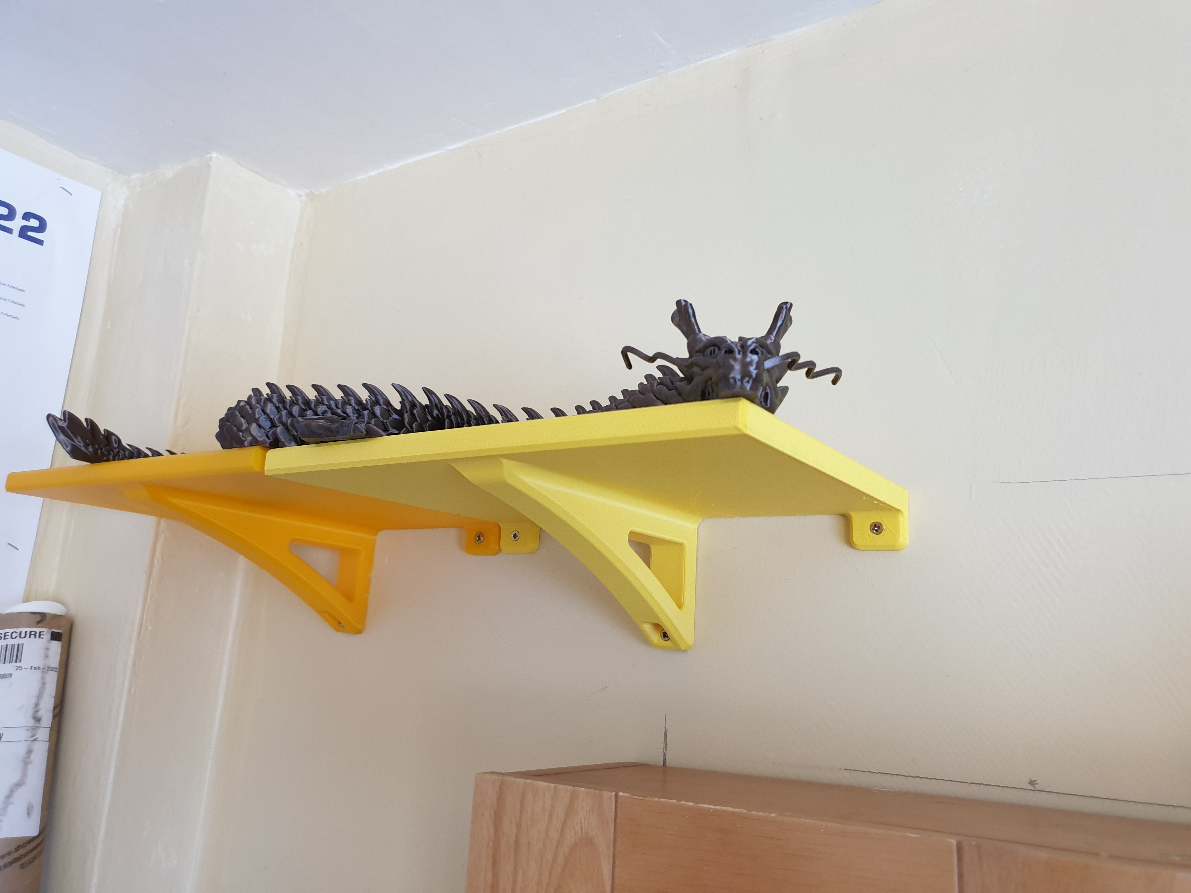 Flat Wall 3D Printable Shelf - photo 3