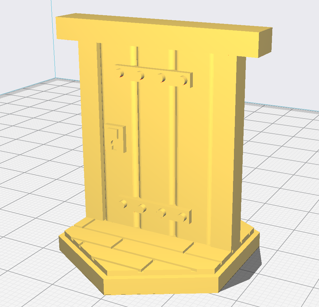 gloomhaven wooden door short axis - photo 2