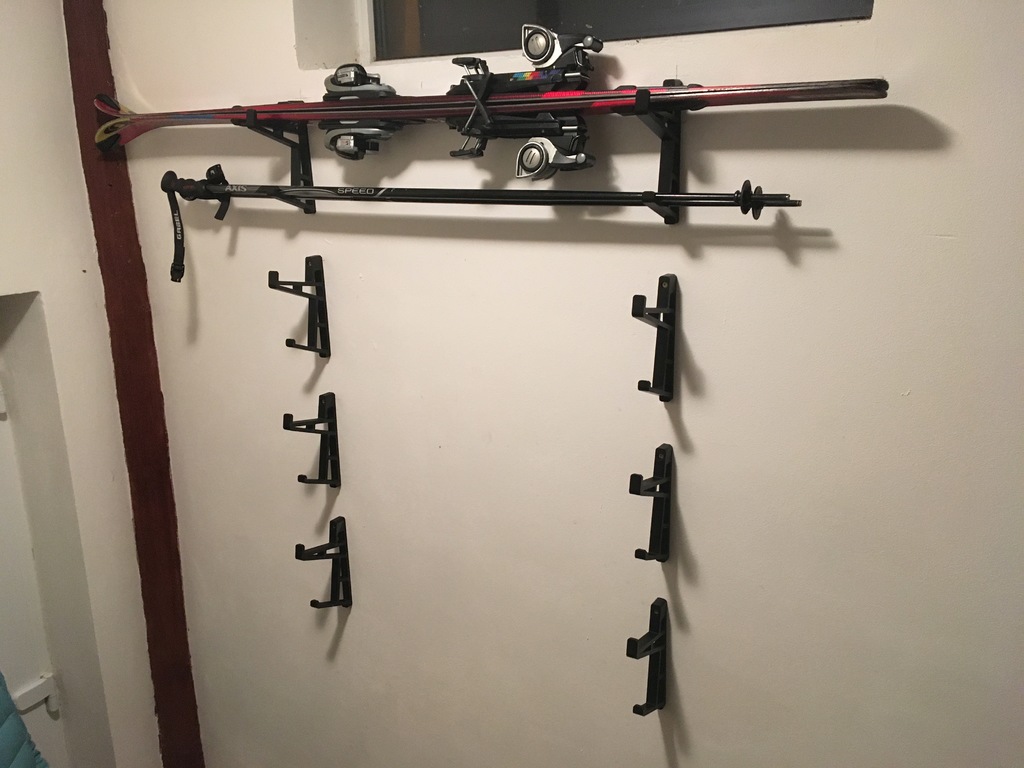 Ski holder / ski hook - wall mounting - photo 3