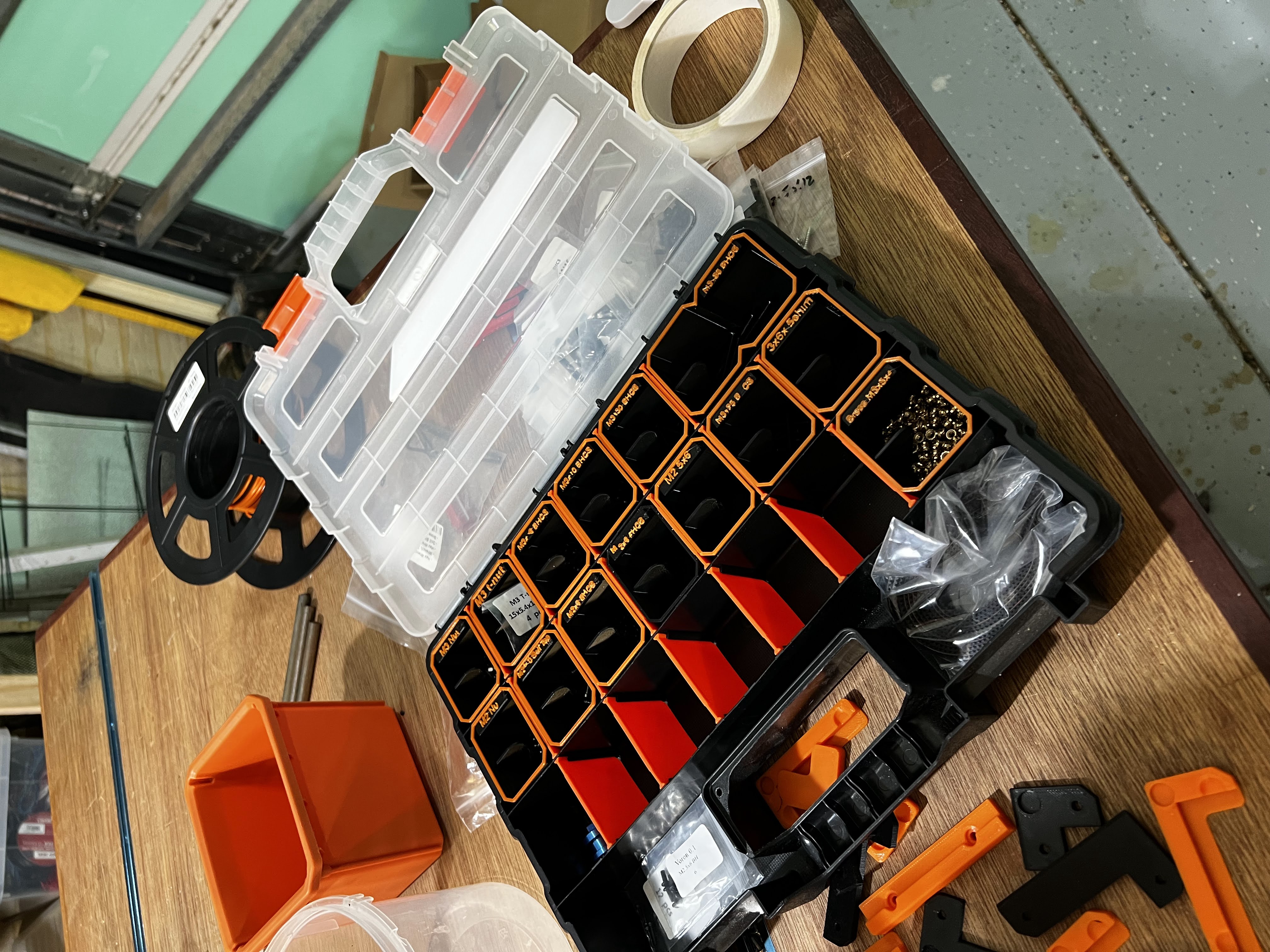 Easy access inserts for tactix containers - small parts storage (voron build kit)