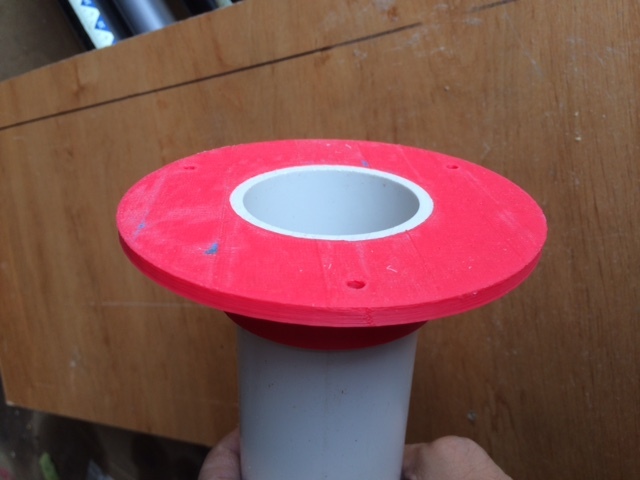 2" PVC pipe table leg mount - photo 2