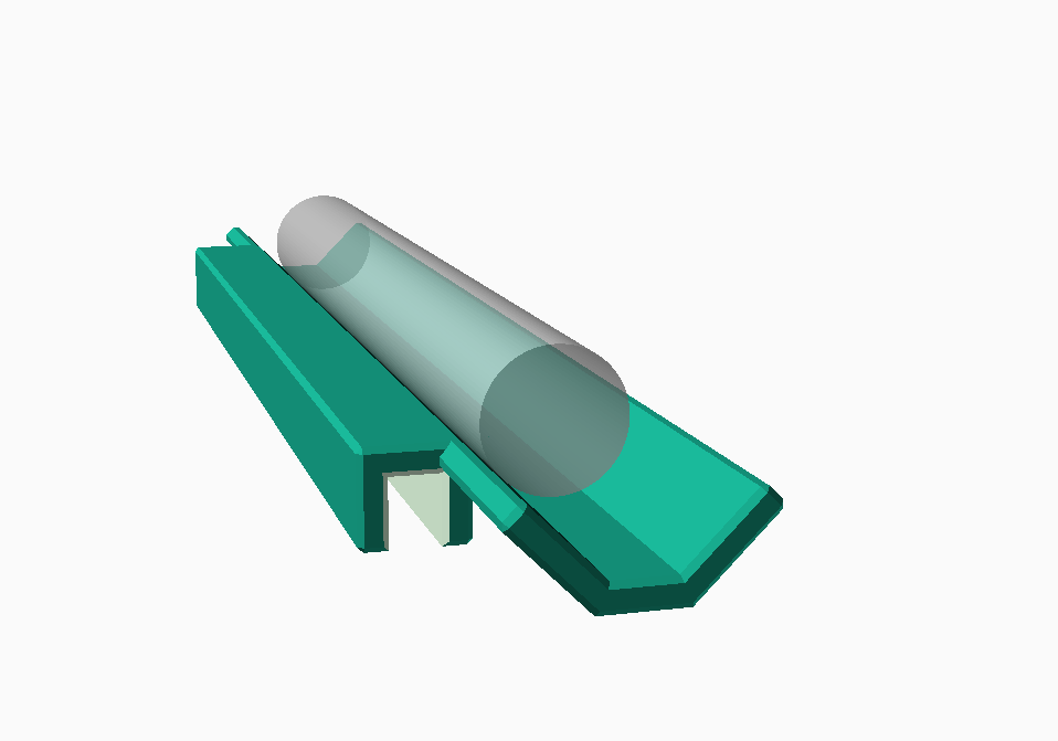 Darts Scoreboard Chalk Tray (Parametric) - photo 4