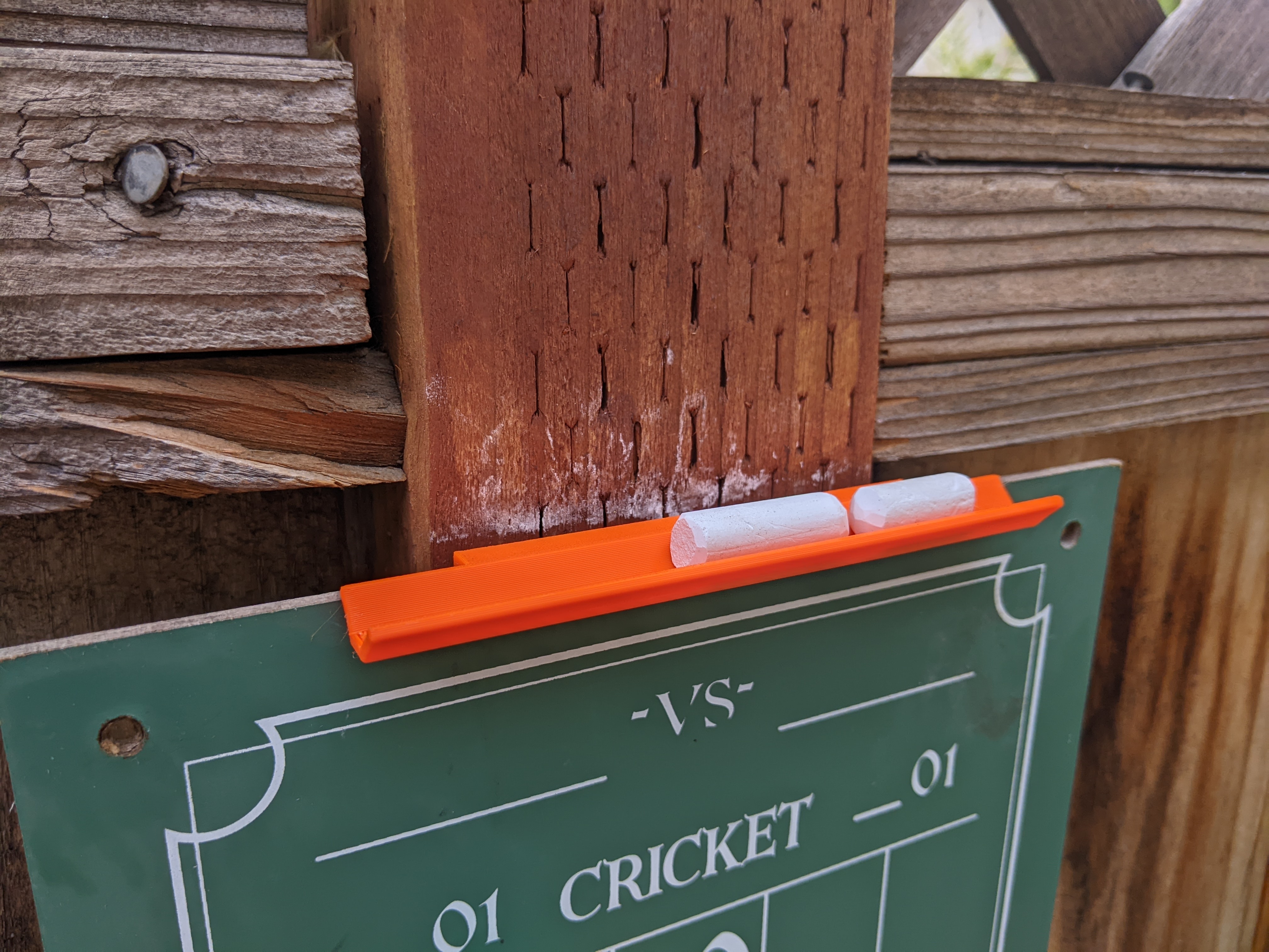Darts Scoreboard Chalk Tray (Parametric) - photo 3