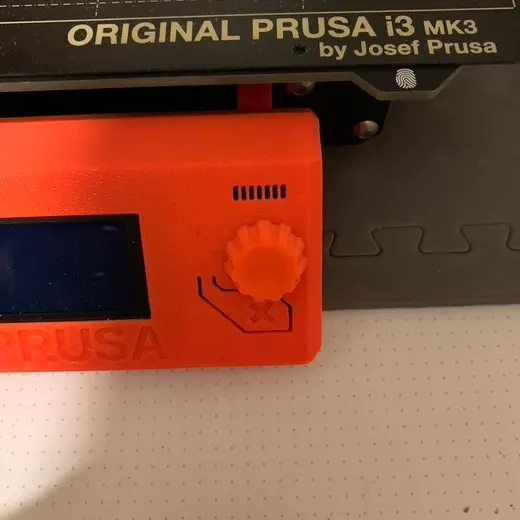 LCD knob