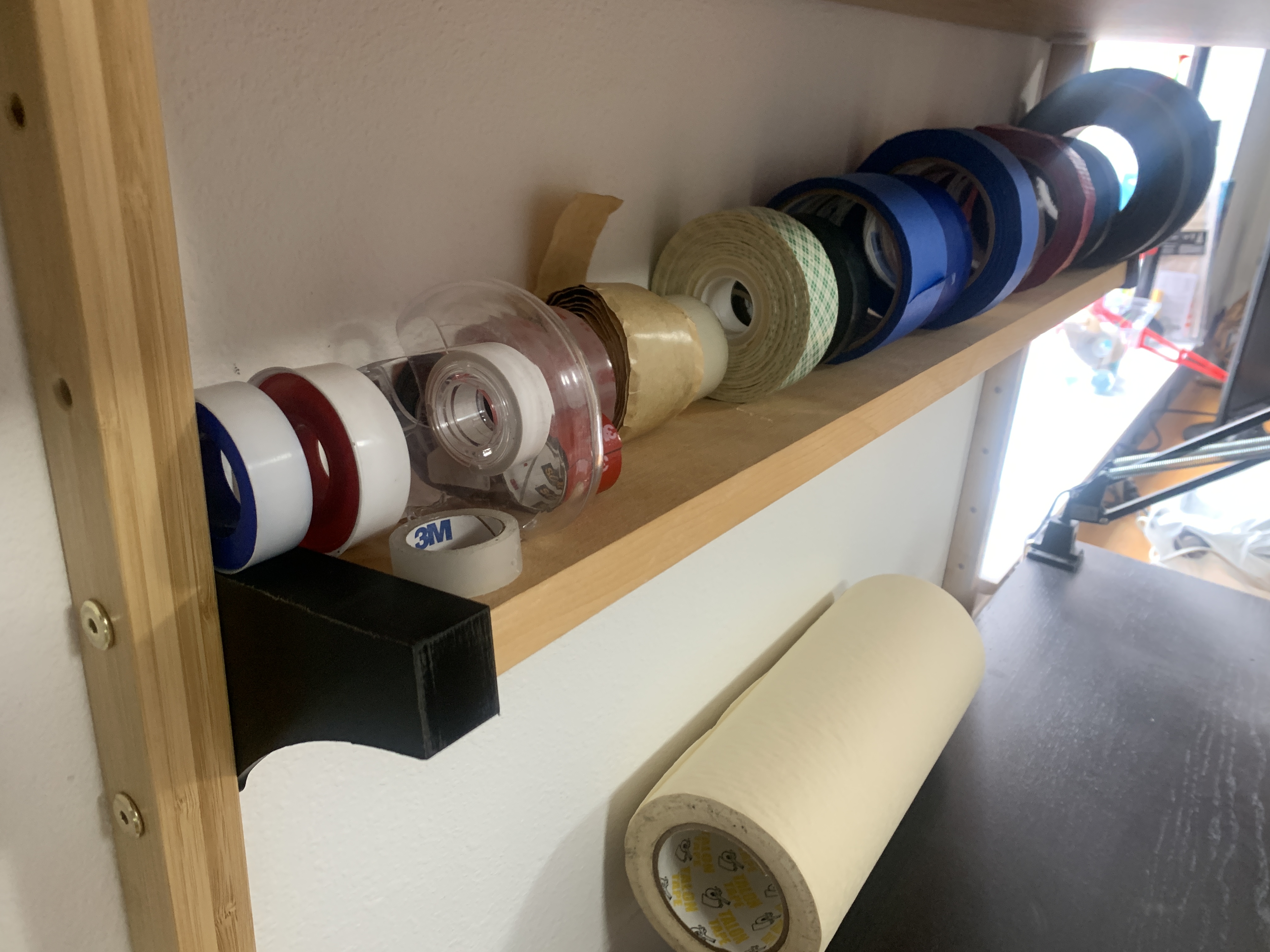 IKEA Svalnas Shelf Brackets (for tape roll storage) - photo 2
