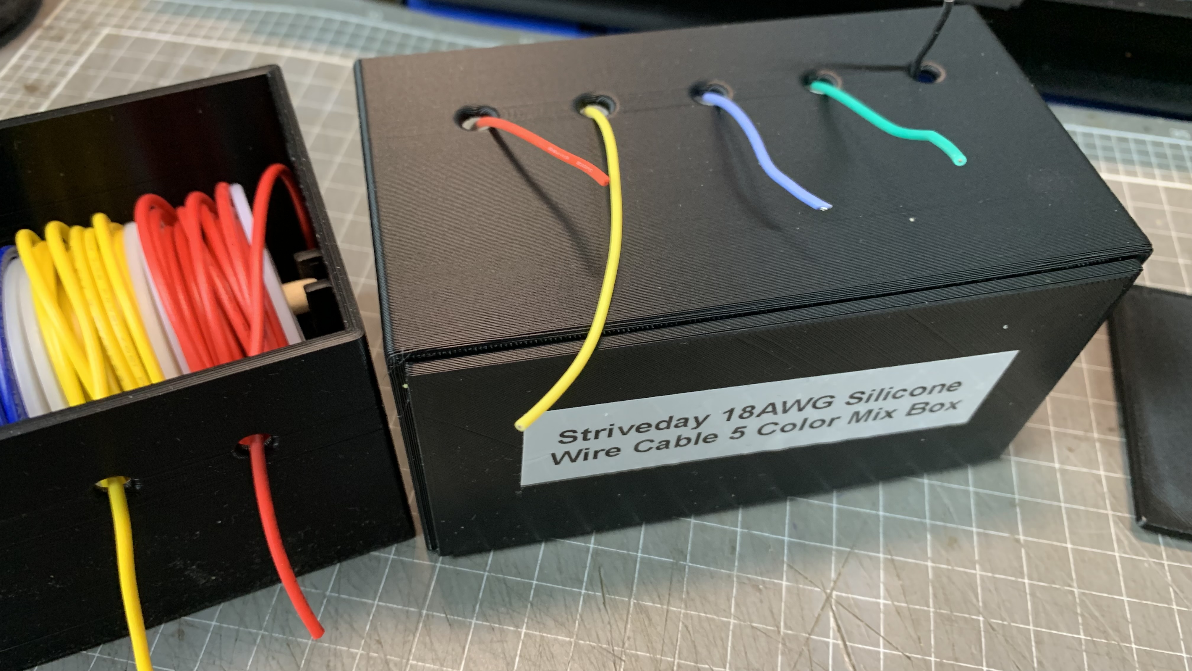 Silicone Wire Spool Storage Boxes - Stackable - photo 4