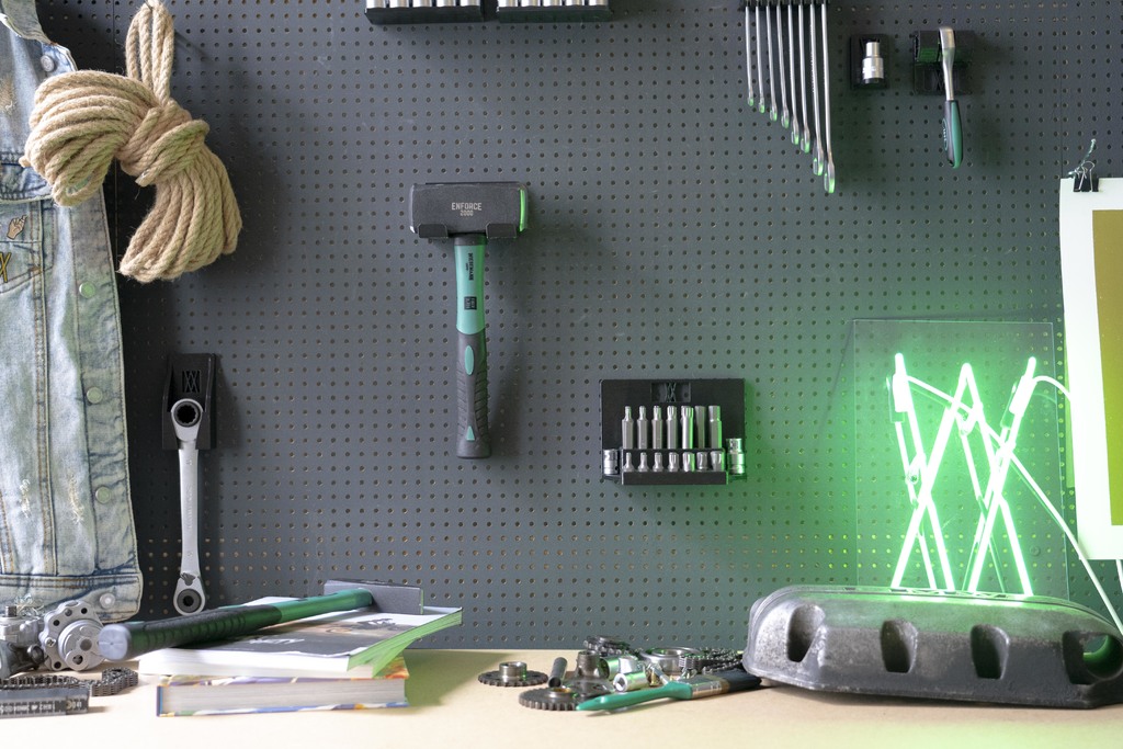 XXL Club Hammer 2000 Grams holder 041 I ENFORCE I for screws or peg board - photo 2