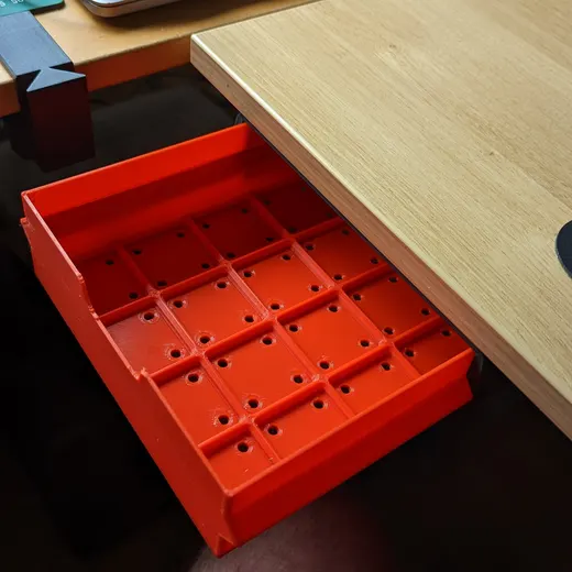 #Gridfinity Under-Desk Drawer - photo 2