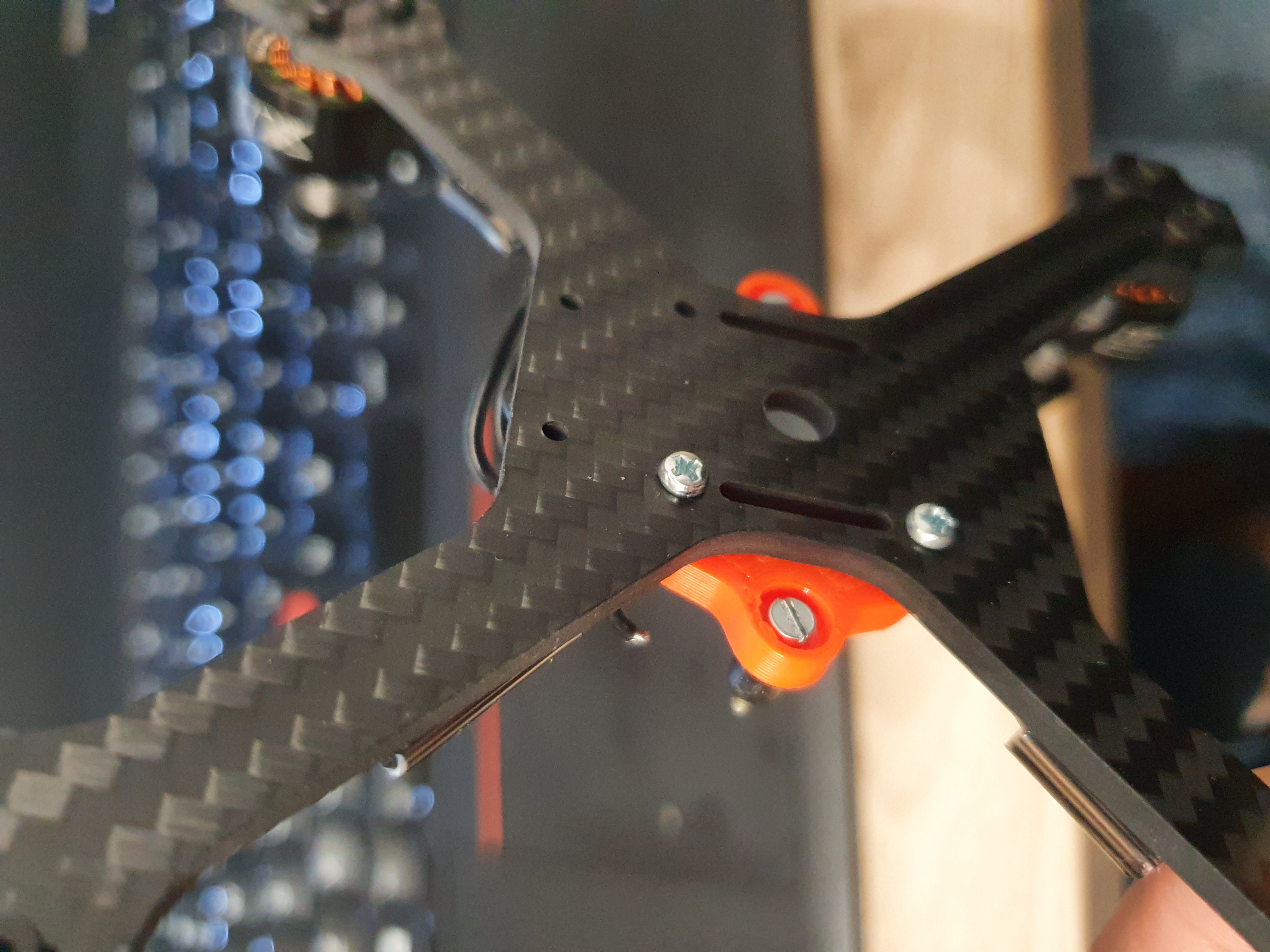 FC adapter mount 25.5x25.5 to frame 20x20, M2, angle 45deg - photo 2