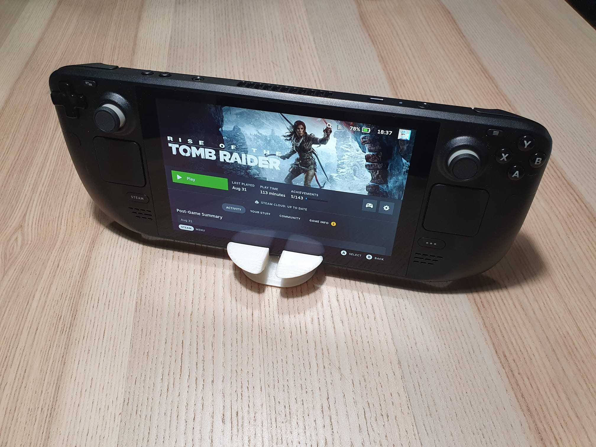 Steam Deck Carrying Case Insert With Stand (EU Plug + MicroSD) - photo 2