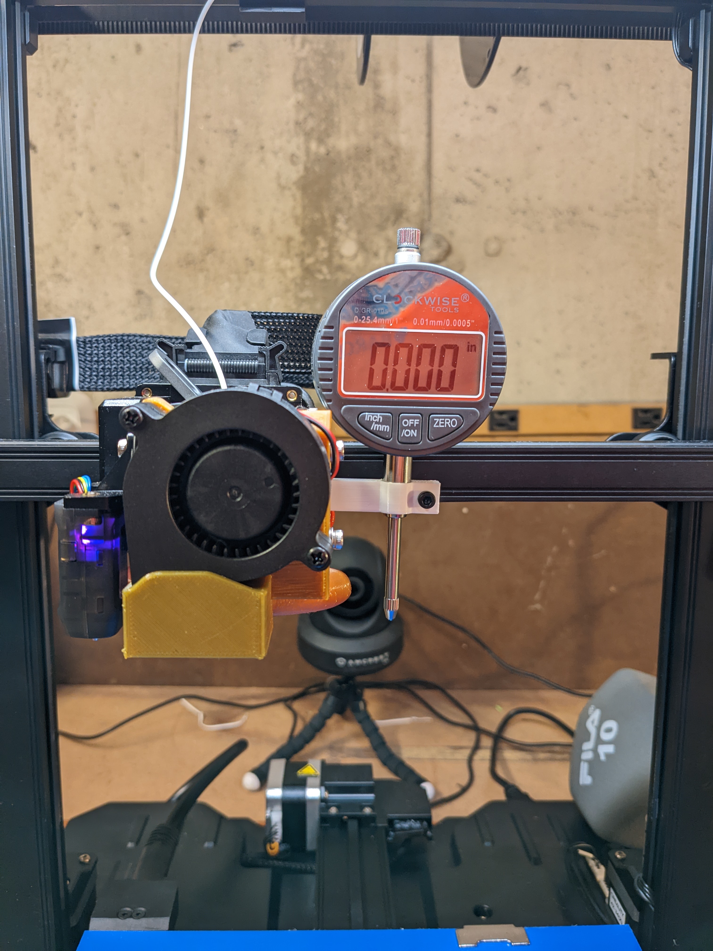 Ender 3 V2/S1 - Dial Gauge Mount [X;Y;Z Axis] - photo 2