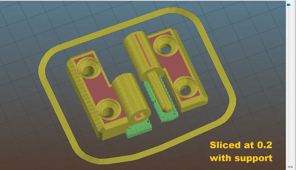 Quick hinge for easy removal door Anycubic 4MAX - photo 2