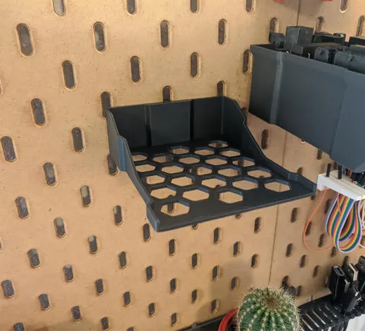 Stackable Box Shelf for IKEA Skadis - photo 2