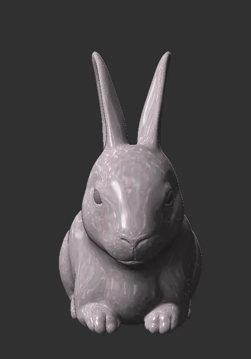 Sitting Rabbit Figurine - photo 2