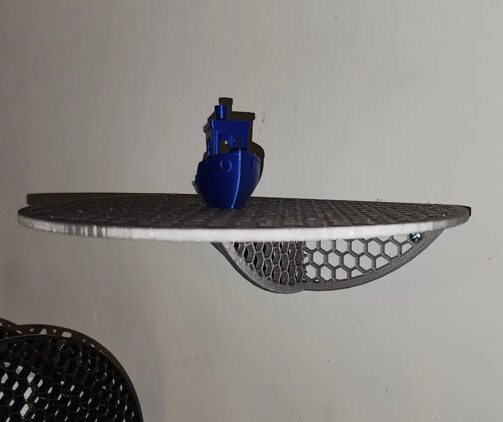 Round honeycomb shelf - wall mounted - photo 4