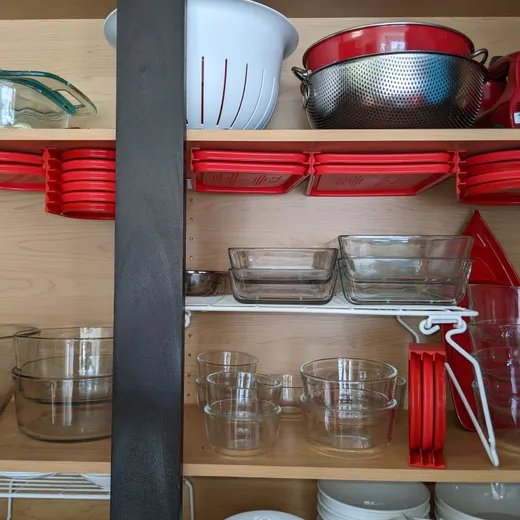 Modular Lid Storage System for Pyrex Storage Containers - photo 2