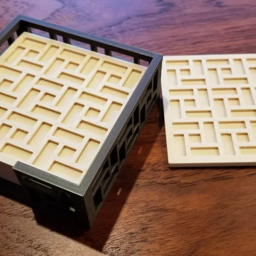 Mid-Century Modern Coaster and Holder - photo 2