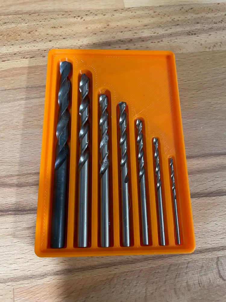 Gridfinity 3x2 drill bits tray