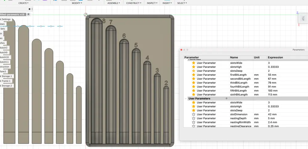 Gridfinity 3x2 drill bits tray - photo 4