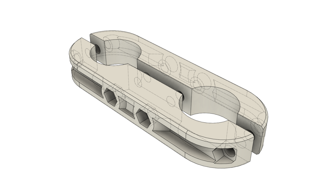 1" to 1" Catrike Double Ended Accessory Mount Clamp