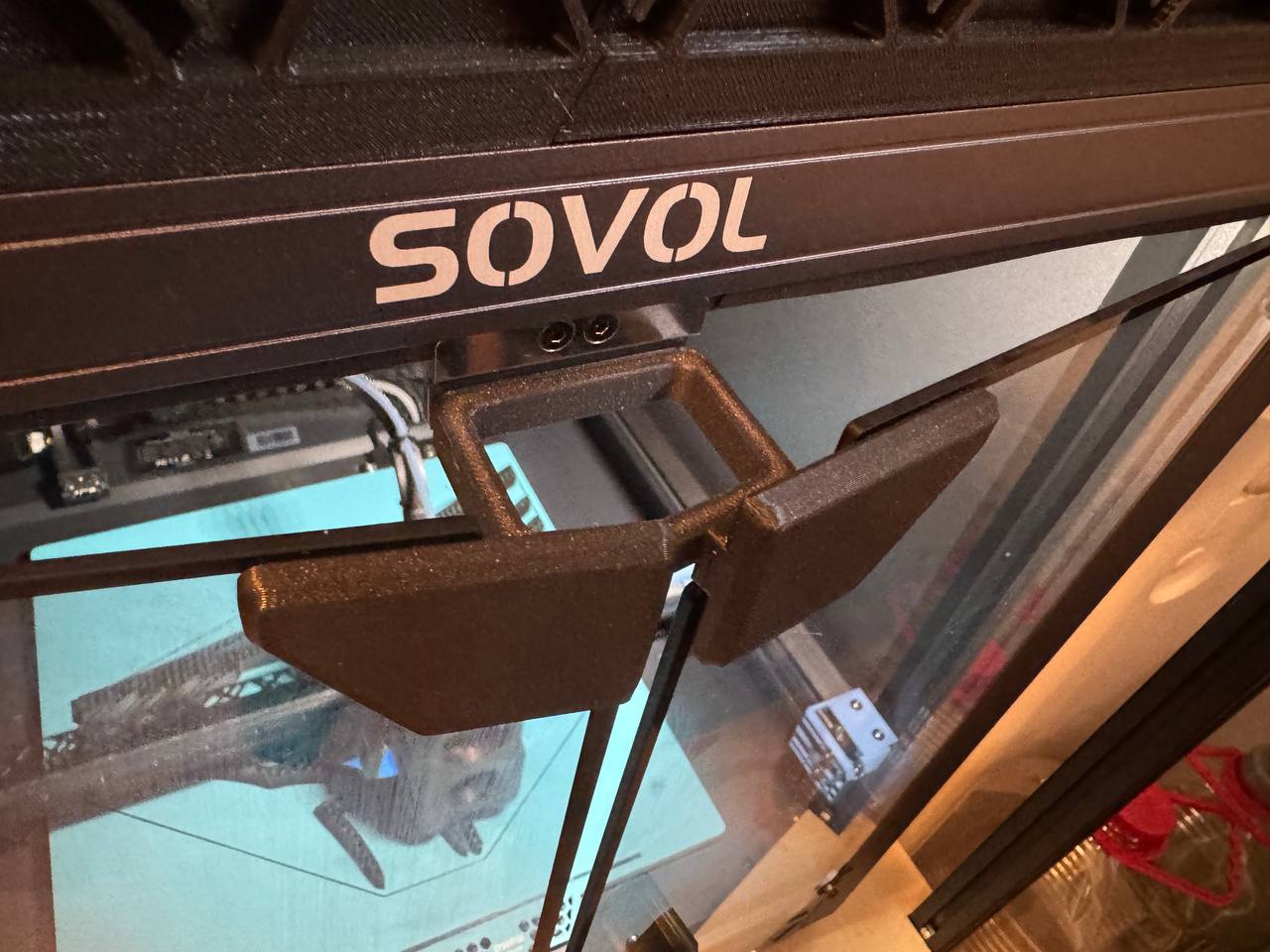 Door holder for Sovol SV08 (original enclosure)
